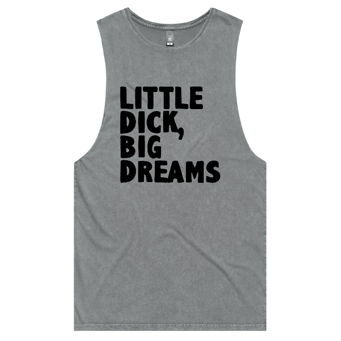 S / Ash / Large Front Design Big Dreamer 🍆💭 – Tank