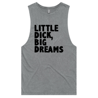 S / Ash / Large Front Design Big Dreamer 🍆💭 – Tank
