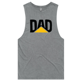 S / Ash / Large Front Design CAT Dad 🚧🏗 - Tank