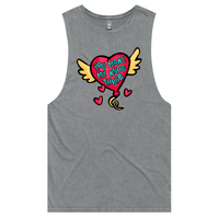 S / Ash / Large Front Design You Make My Knob Throb 🍆🌡️ – Tank