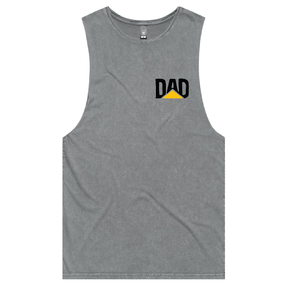 S / Ash / Small Front Design CAT Dad 🚧🏗 - Tank