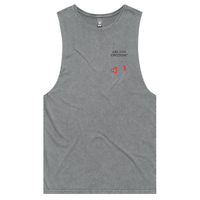 S / Ash / Small Front Design Definitely Not Childish 📋🖕 - Tank