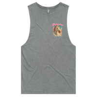 S / Ash / Small Front Design Ketamine Unicorn 💉🦄 - Tank