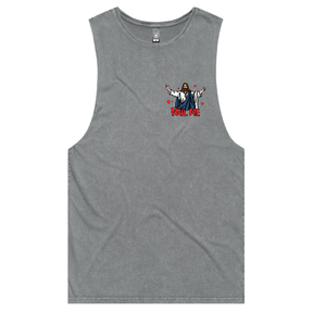 S / Ash / Small Front Design Nail Me 🙏🔨 – Tank