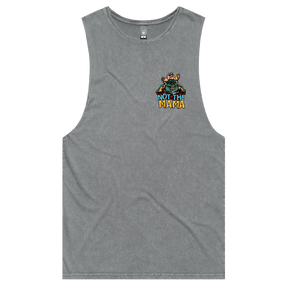 S / Ash / Small Front Design Not The Mama 🦕🍳 - Tank