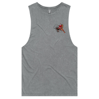 S / Ash / Small Front Design Prawndolph 🦐🦌 - Tank