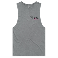 S / Ash / Small Front Design Queef Queen 💨👑 - Tank