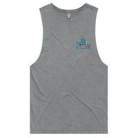 S / Ash / Small Front Design Rather Be Fishing 🐟🍆 - Tank