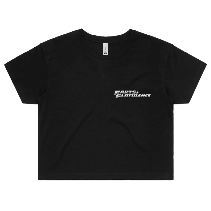 S / Black Farts & Flatuence 🏆💨 - Women's Crop Top