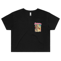 S / Black Ketamine Unicorn 💉🦄 - Women's Crop Top