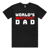 S / Black / Large Front Design Baddie Daddy 👴💋 – Men's T Shirt