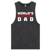 S / Black / Large Front Design Baddie Daddy 👴💋 – Tank