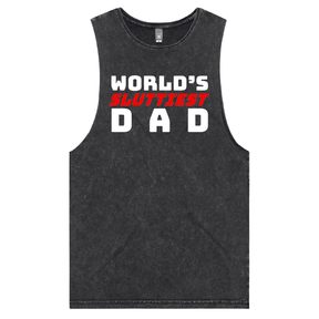 S / Black / Large Front Design Baddie Daddy 👴💋 – Tank