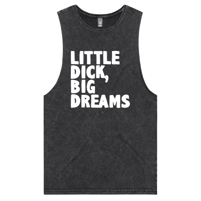 S / Black / Large Front Design Big Dreamer 🍆💭 – Tank