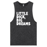 S / Black / Large Front Design Big Dreamer 🍆💭 – Tank