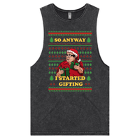 S / Black / Large Front Design Danny DeGift-o 🎁🧑‍🎄 - Tank