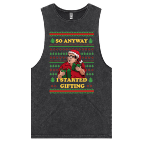 S / Black / Large Front Design Danny DeGift-o 🎁🧑‍🎄 - Tank