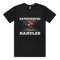 S / Black / Large Front Design Experienced 🐔 Handler - Men's T Shirt