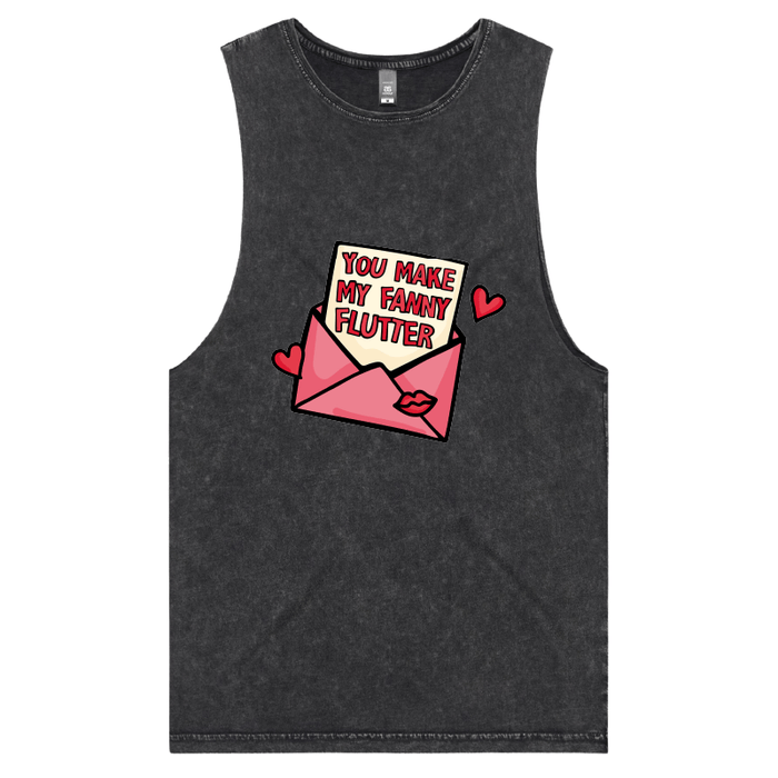 S / Black / Large Front Design Fanny Flutter 🦋 – Tank