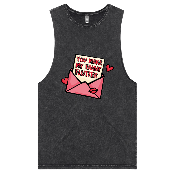 S / Black / Large Front Design Fanny Flutter 🦋 – Tank