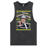 S / Black / Large Front Design Katter's Croc-mas 🤜🐊 - Tank