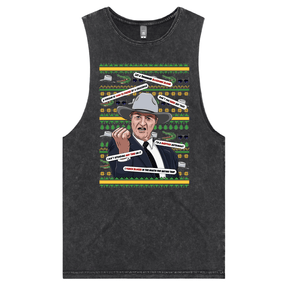 S / Black / Large Front Design Katter's Croc-mas 🤜🐊 - Tank