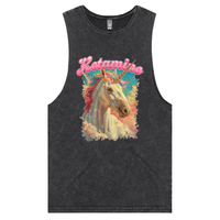 S / Black / Large Front Design Ketamine Unicorn 💉🦄 - Tank