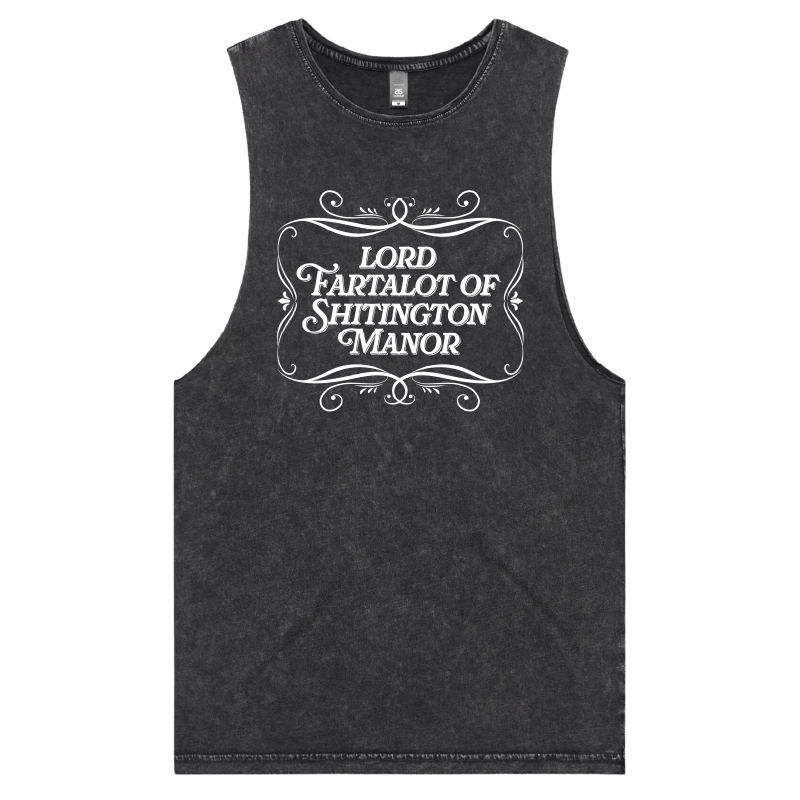 S / Black / Large Front Design Lord Fartalot 👑💨 – Tank