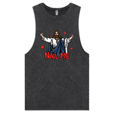 S / Black / Large Front Design Nail Me 🙏🔨 – Tank