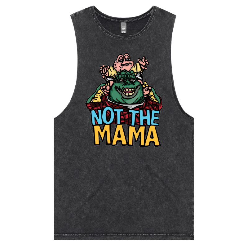 S / Black / Large Front Design Not The Mama 🦕🍳 - Tank