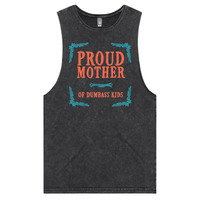 S / Black / Large Front Design Proud Mother 🥴💩 – Tank