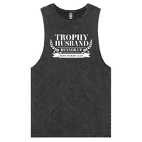 S / Black / Large Front Design Runner Up Husband 👨🥈 – Tank