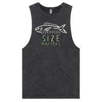 S / Black / Large Front Design Size Matters 🐟📏 – Tank