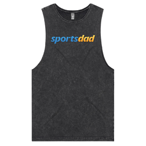 S / Black / Large Front Design SportsDad 💸📺 - Tank