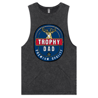 S / Black / Large Front Design Trophy Dad 2heys 🍺🏆 – Tank
