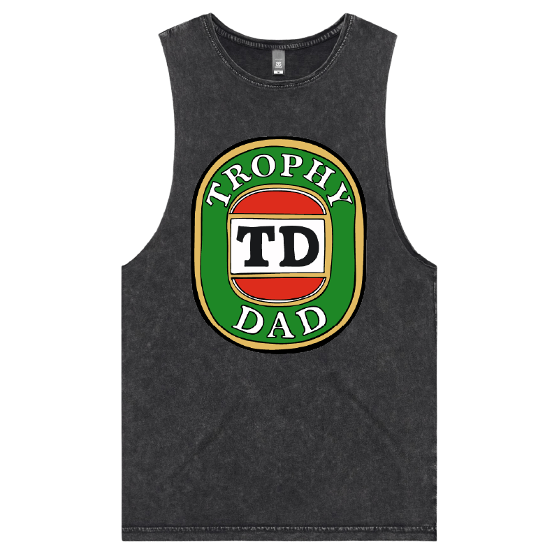 S / Black / Large Front Design Trophy Dad Victor Bravo 🍺🏆 – Tank