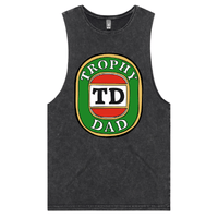 S / Black / Large Front Design Trophy Dad Victor Bravo 🍺🏆 – Tank