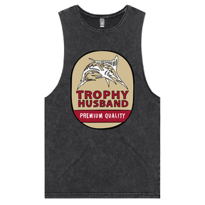 S / Black / Large Front Design Trophy Husband Northern 🍺🏆 – Tank