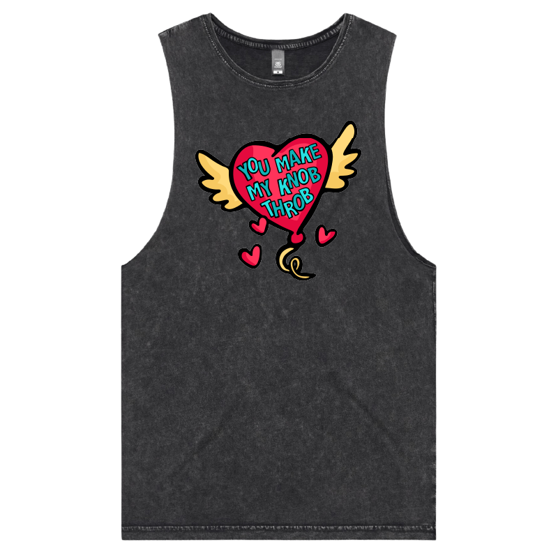 S / Black / Large Front Design You Make My Knob Throb 🍆🌡️ – Tank