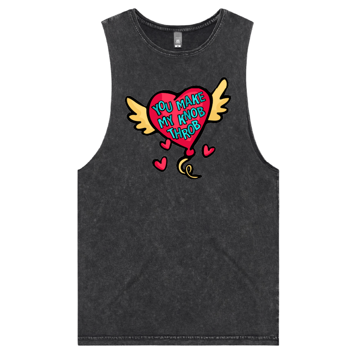 S / Black / Large Front Design You Make My Knob Throb 🍆🌡️ – Tank