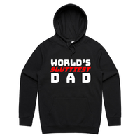 S / Black / Large Front Print Baddie Daddy 👴💋 – Unisex Hoodie