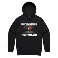 S / Black / Large Front Print Experienced 🐔 Handler - Unisex Hoodie