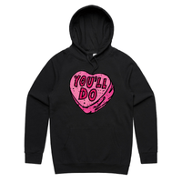 S / Black / Large Front Print You'll Do 🤷‍♀️💊 – Unisex Hoodie