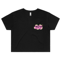 S / Black Milf'n Ain't Easy 👩🎖️ – Women's Crop Top