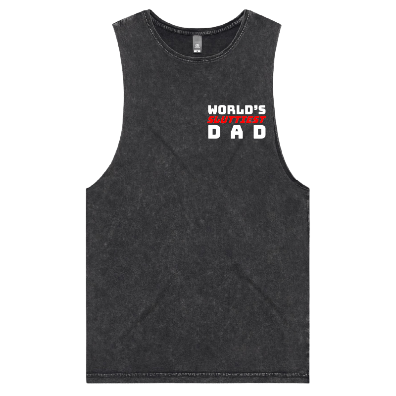 S / Black / Small Front Design Baddie Daddy 👴💋 – Tank