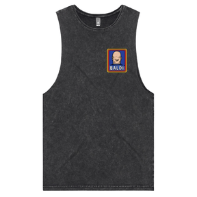 S / Black / Small Front Design Baldi 👨🏻‍🦲✂️ – Tank