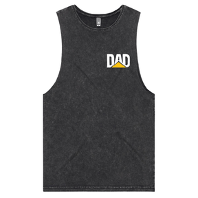 S / Black / Small Front Design CAT Dad 🚧🏗 - Tank