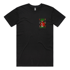S / Black / Small Front Design Drake Festive Bling 📱🎄🎵 - Men's T Shirt