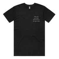 S / Black / Small Front Design Eyes Get Worse... 👓❌ – Men's T Shirt