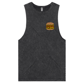 S / Black / Small Front Design Hi Hungry, I'm Dad 🍔 - Tank